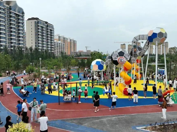 达拉特旗首个智慧体育公园正式开放